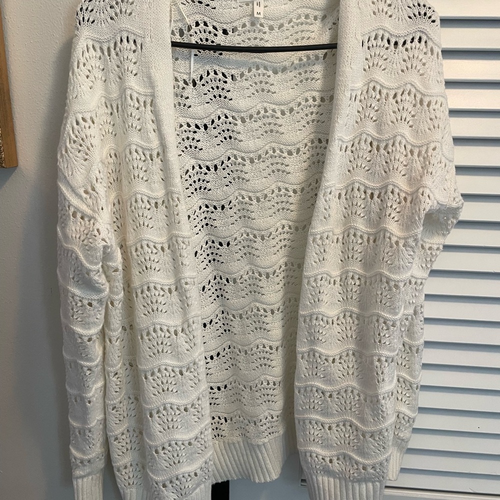 Maurices Ivory Knit Cardigan